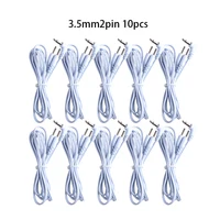 2/4 Pins Head 2.5/3.5mm Plug Type Electrode Cable Line Wire For Tens Acupuncture Electrical Nerve Muscle Stimulator 1