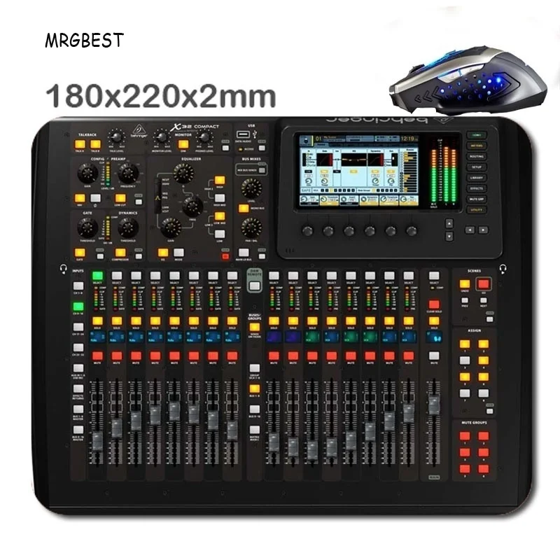MRGBEST 220 *180 *2mm Mixing Console HD Rectangle Non-Slip Rubber Fast Printing Gaming Durable Notebook Mouse Pad