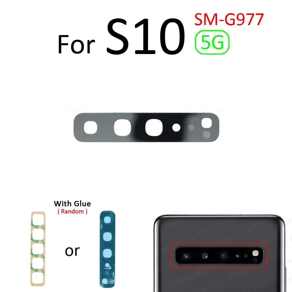 Dual Back Camera Lens Replacement with Adhesive Sticker