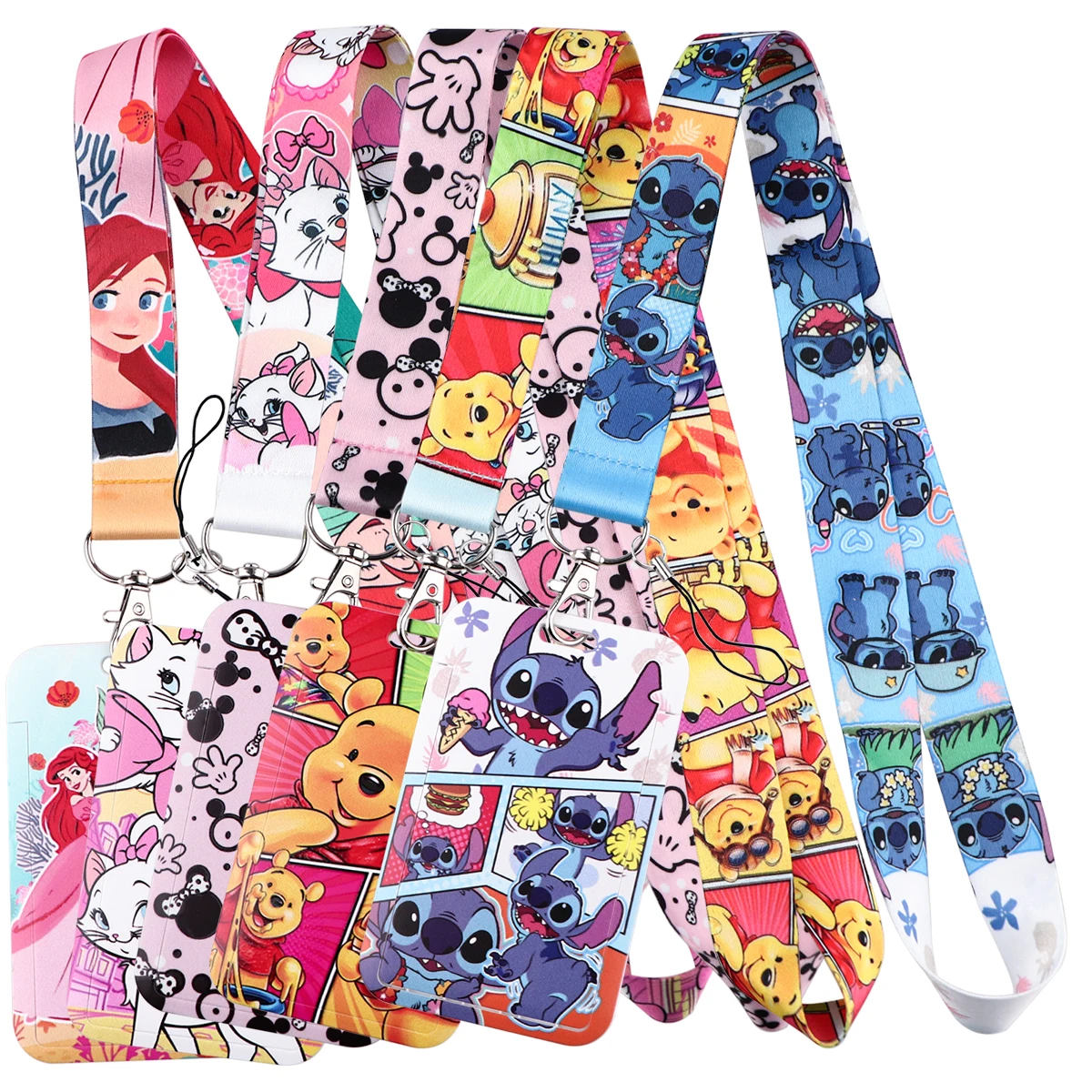 Cool Cartoon Animation Lanyards For Key Neck Strap ID Badge Holder Keychain Key Holder Hang Rope Keyrings Accessories Gifts