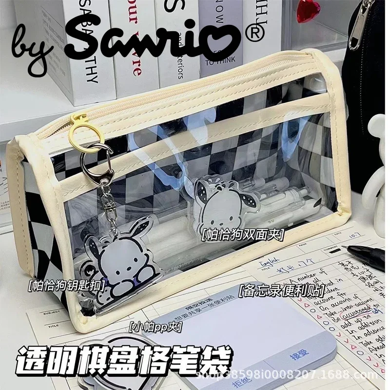 

Sanrio Pachacco Stationery Bag Pencil Case Large Capacity High Value School Supplies Waterproof Anime Kawaii Cute Students Gifts