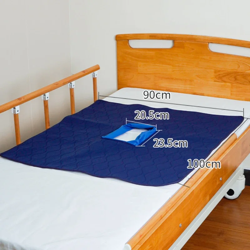Instant Suction Urine Isolation Pad with Toilet Hole Edical Care Pad Bed Paralysis Elderly Urinary Incontinence Bed Sheets 6