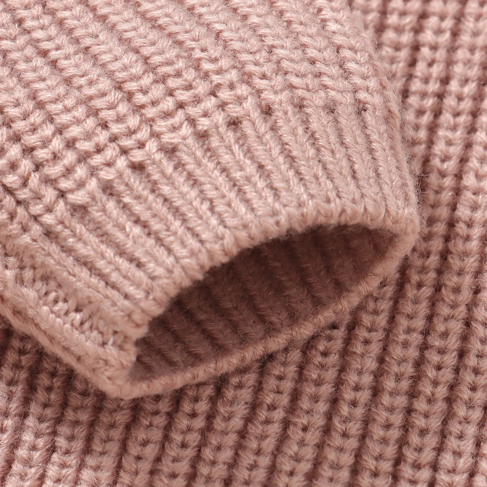 Baby Girls Sweater Knitted Winter Warm Casual Floral Embroidery Jumper Long Sleeves