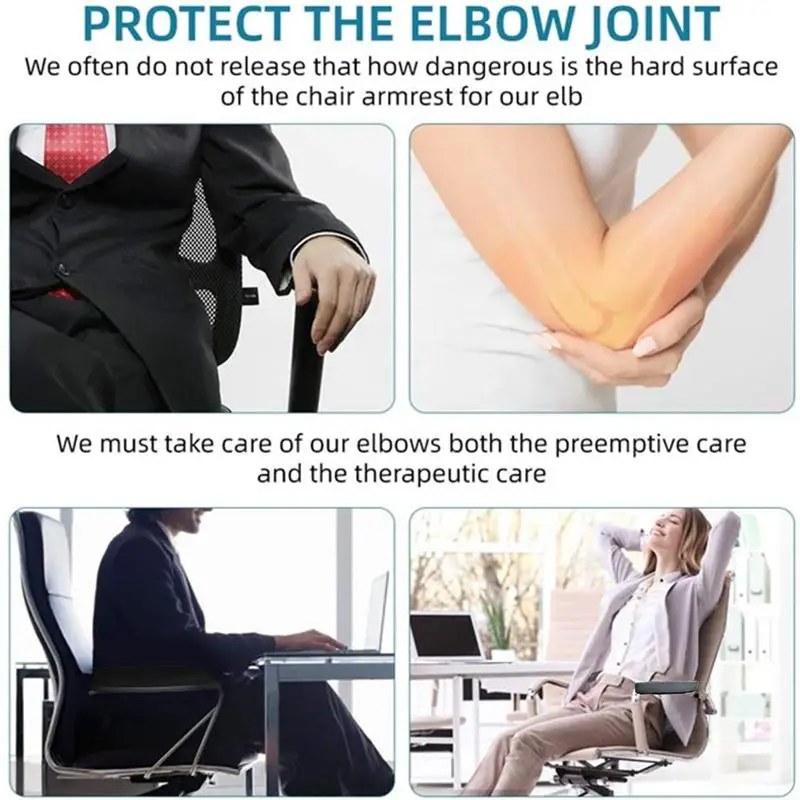 Description Picture 5 of itemOffice Chair Armrest Pad Elbow Game Chair Parts Arm Replacement Armrest Furniture Handle Accessories Pad Chair Computer Bra A8r7