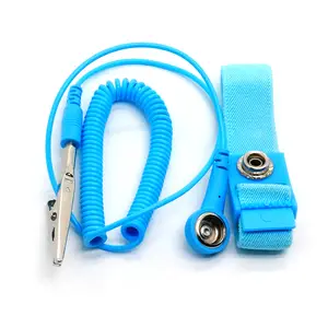 Anti Static Bracelet Electrostatic Corded/Wireless Adjustable ESD Discharge  Cable Wrist Band Strap Hand