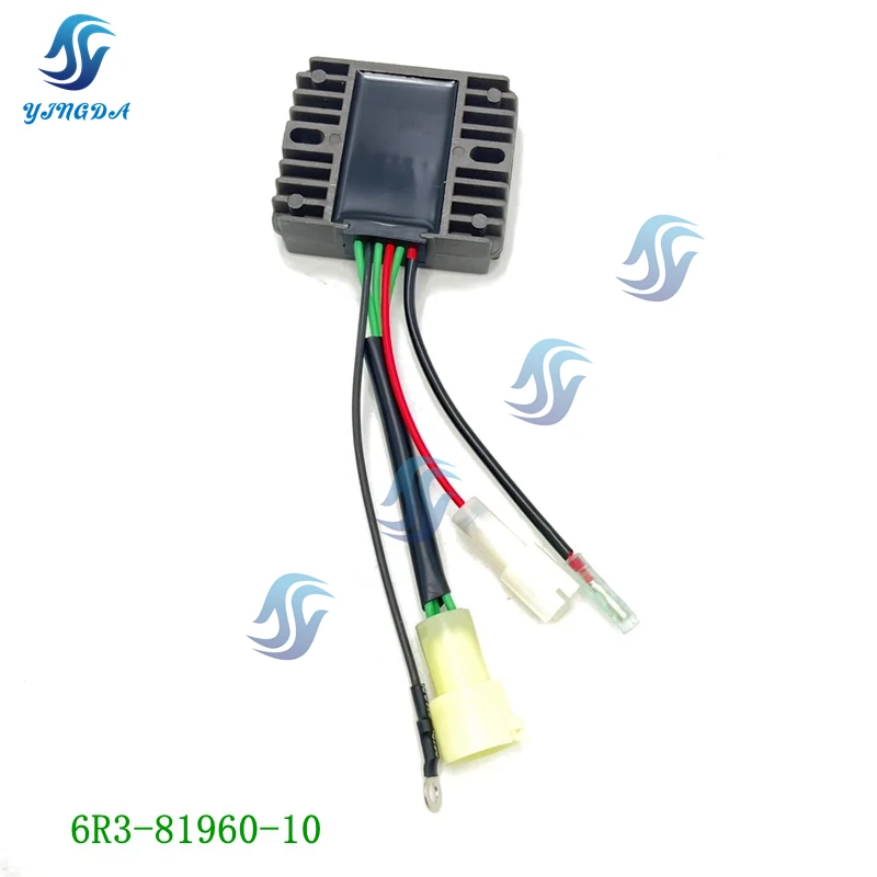 

6R3-81960-10 Voltage Regulator Rectifier Assy for Yamaha Outboard 100HP - 225HP 197-0001， SH601-13， 230-58240