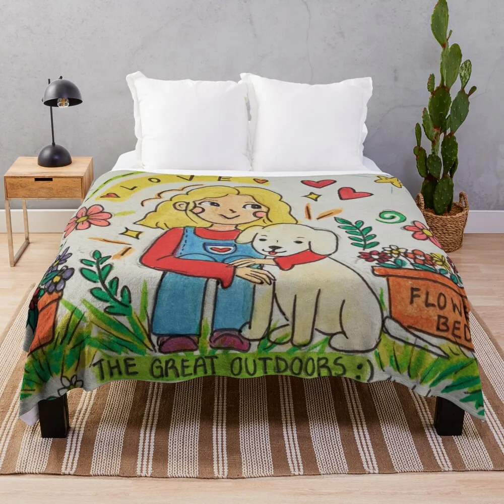 

Dog lover Throw Blanket Moving Thermals For Travel Blankets