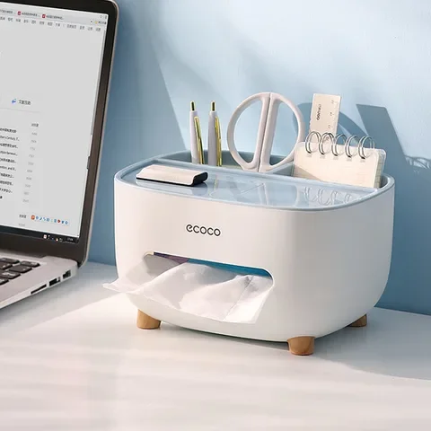 

ecoco Napkin holder household living room dining room creative lovely simple multi function remote control storage tissue box