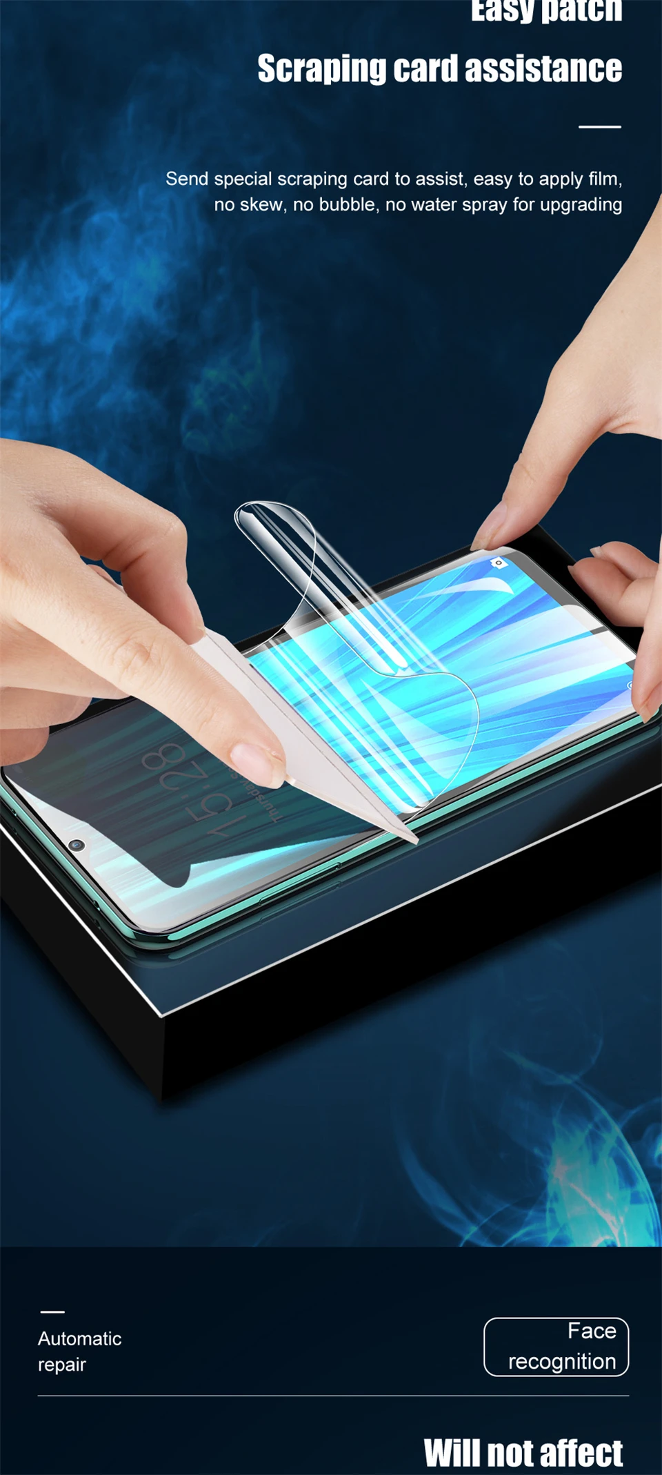 3 Stück HD Full Cover Hydrogel Film für Xiaomi Redmi Note 14 Pro 5G Plus Displayschutzfolie – Detail 8