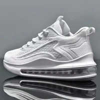 Fashionable, Trendy Men Air Cushion Casual Sneaker  Breathable Running Shoes Men Outdoor Thick Sports Walking Sneakers