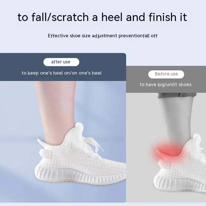 Heel Protectors for Sneakers Shoes Size Reducer Sports Shoe Inserts Cushion Pain Relief Antiwear Foot Pad Self-adhesive Stickers heel protector heel protector pads