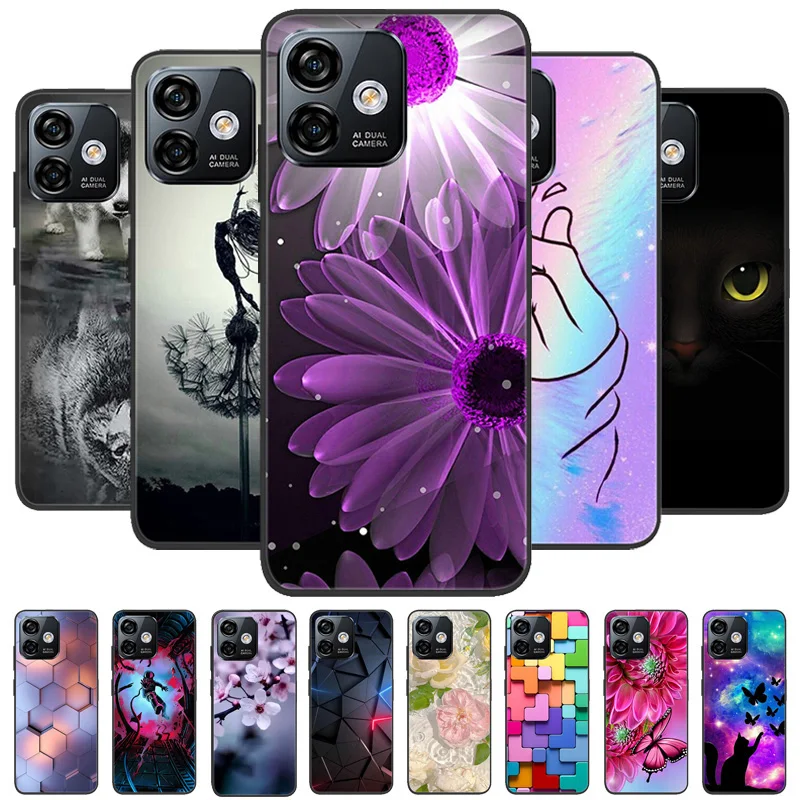 Soft TPU Silicone Shockproof Phone Case Bumper - 6.52 Protective Cover