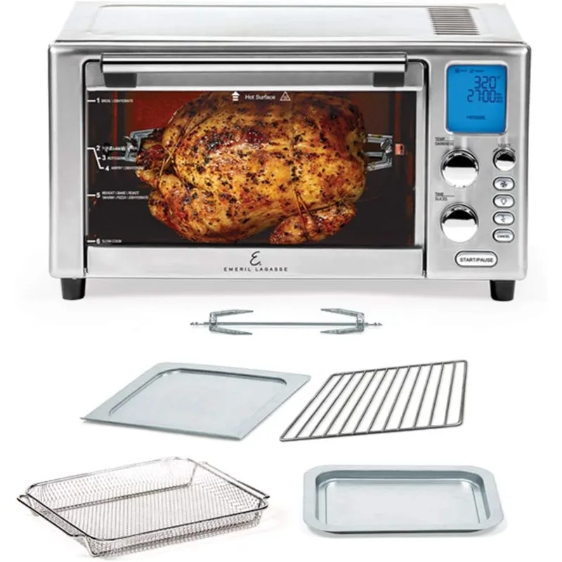 

Emeril Lagasse Everyday 360 Air Fryer, 360° Quick Cook Technology, XL capacity,12 Pre-Set Cooking Functions including Bake