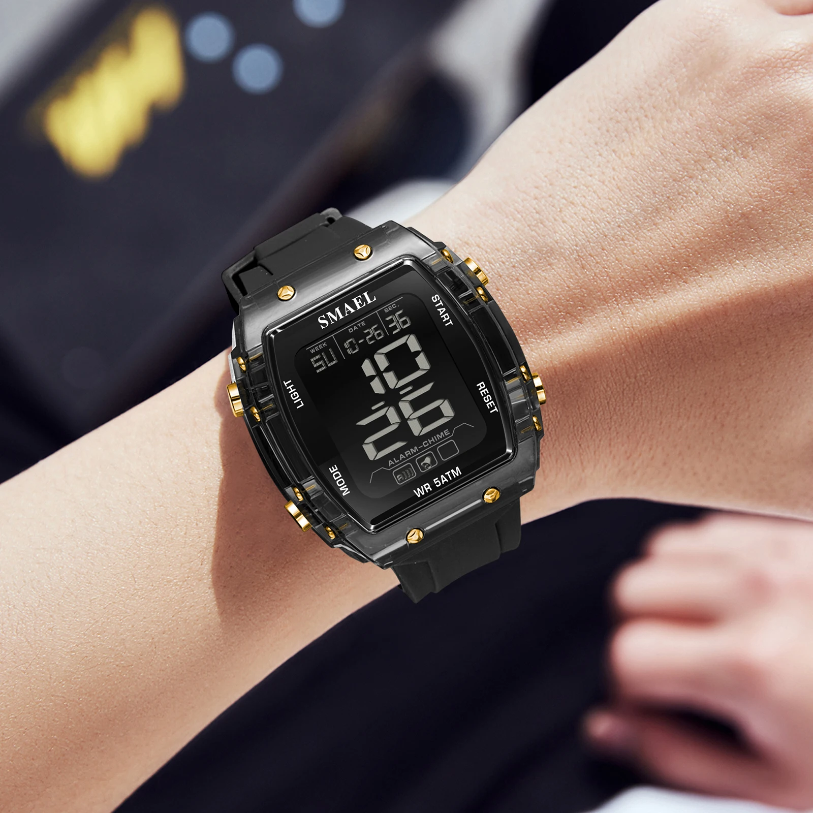 Smael Digital Watch Men Military Sport Chronograph Led Wristwatch Man Stopwatch Waterproof Original Male Electronic Clock, Alina Gadgets