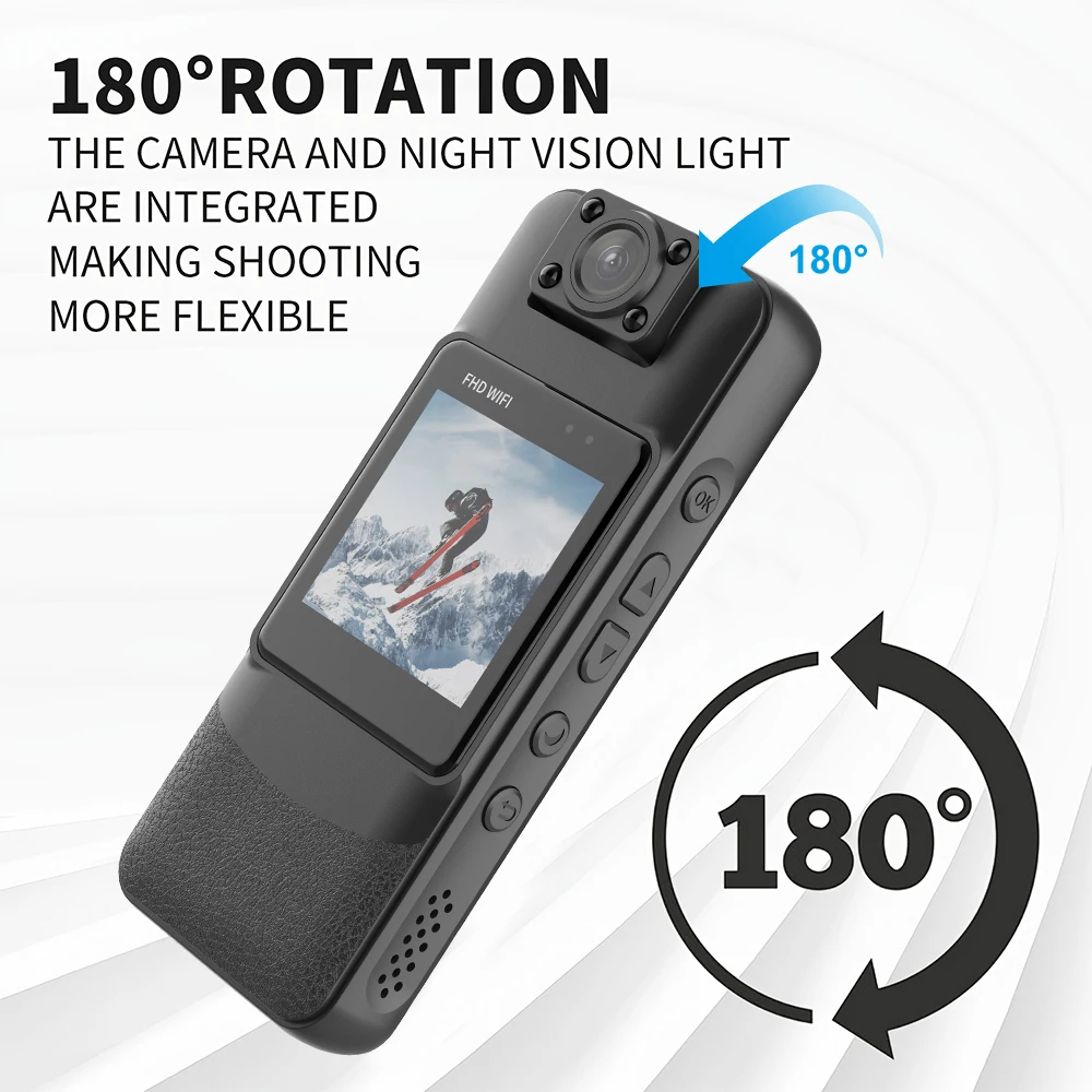 Mini Caméra Espion 4K WiFi 1000mAh Vision Nocturne