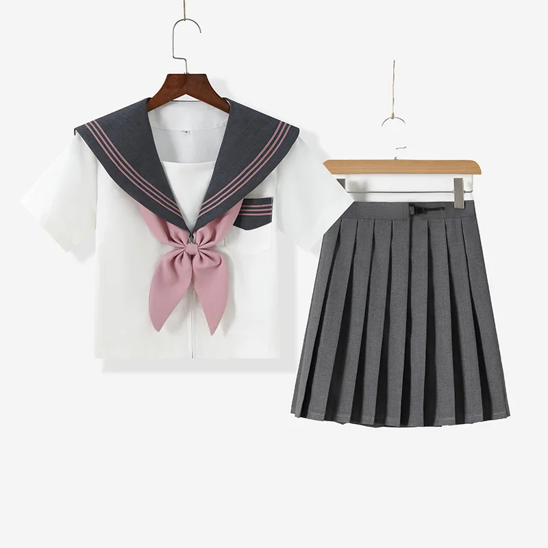 School girl Uniform Japanese Class Sailor School Uniforms Students Clothes For Girls Anime COS Sailor Suit For Women S-3XL