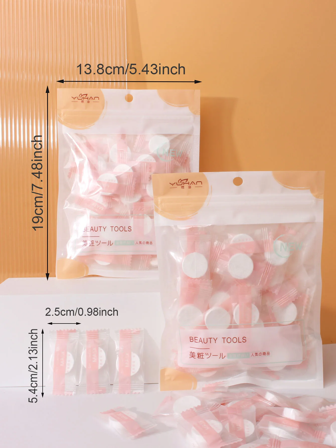 Compressed Facial Mask Paper Make-up for Women Disposable Hydrating Mask Original High-end Makeup Tools & Accessories 30pcs Pads 3