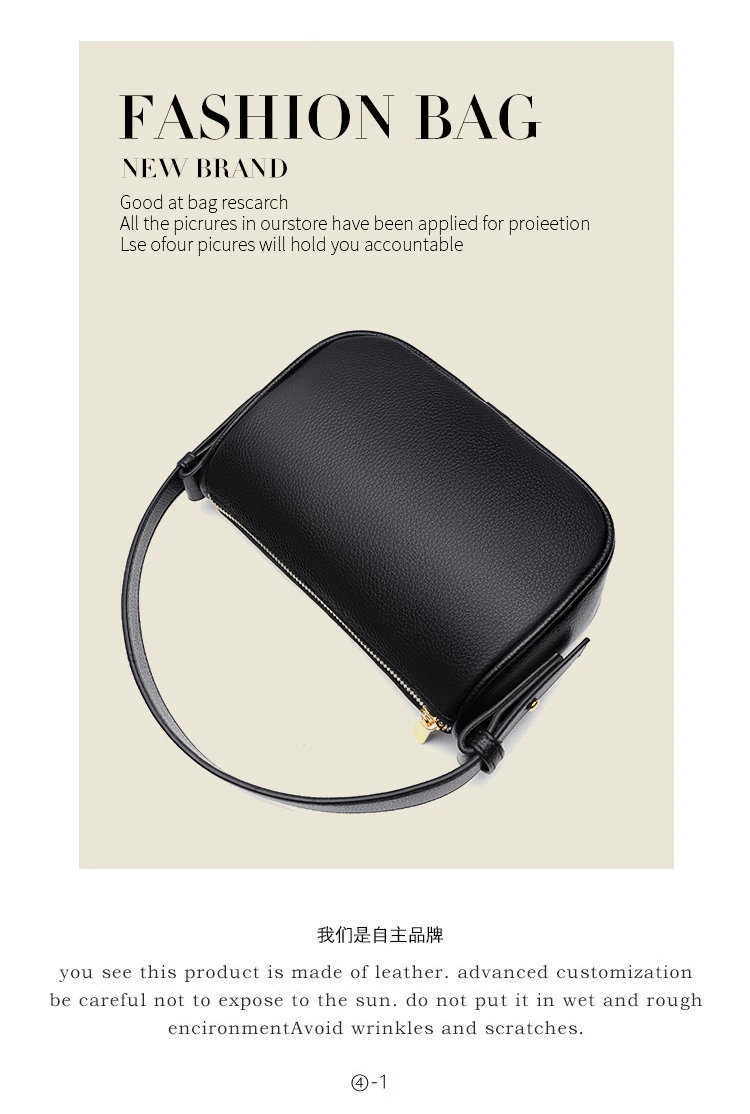 100% Genuine Leather Material Women Bag High Quality Soft Shoulder Bag For Women Fashion Luxury Portable Mini Messenger Bag