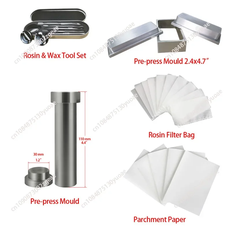 Aluminium Heat Press Mold for Rosin Press Machine, Smooth Surface, Popular Size