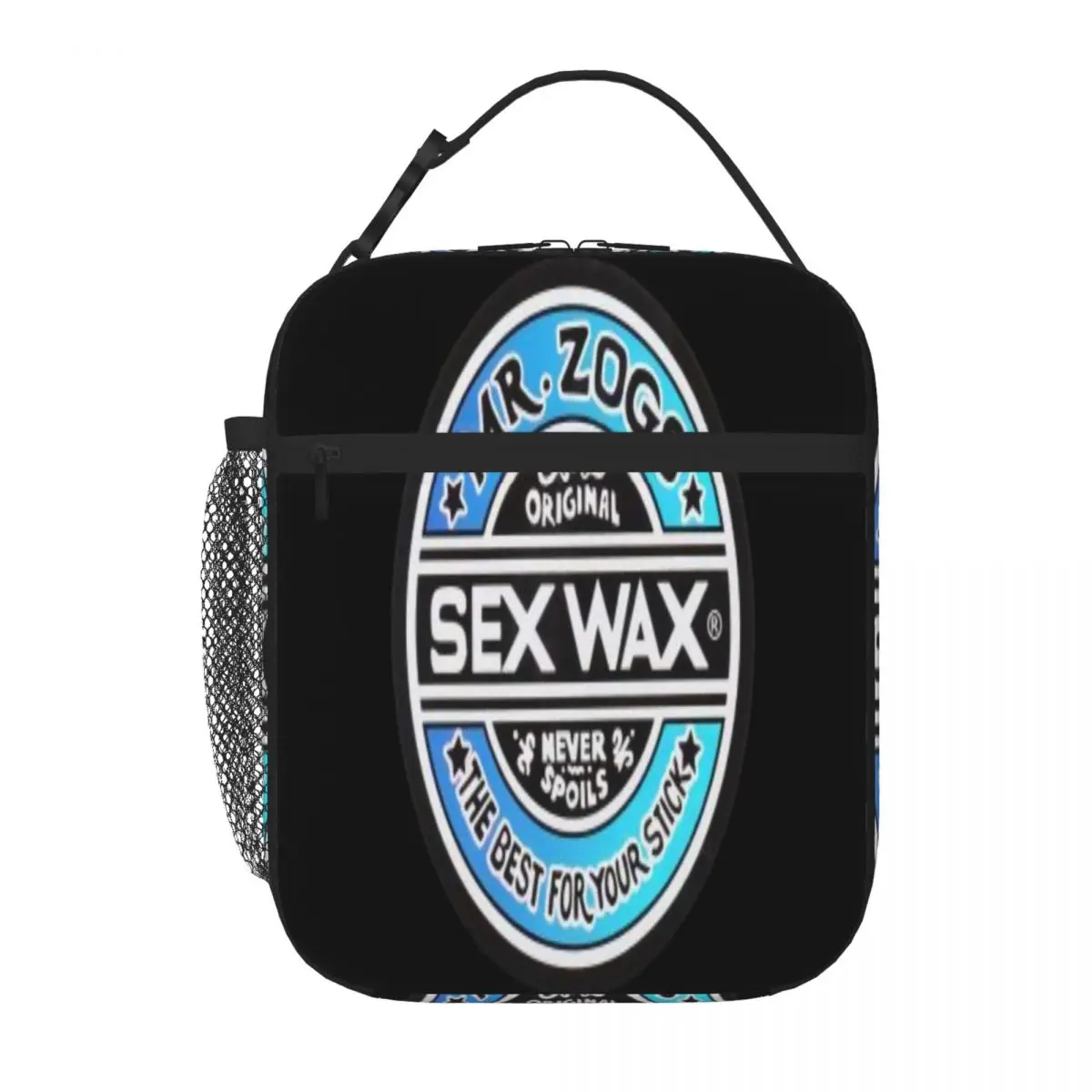 Mr Zogs Surf Sex Wax White Cool 1 Lunch Tote Lunch Box Thermo Food Bag School Lunch Bag