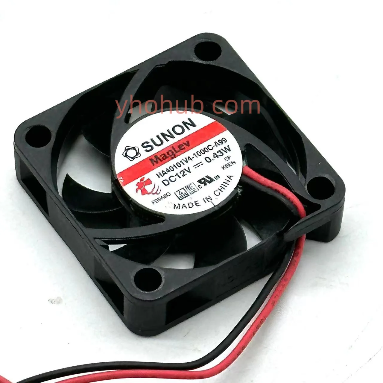 

SUNON HA40101V4-1000C-A99 DC 12V 0.43W 40x40x10mm 2-Wire Server Cooling Fan