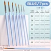 Marie's Watercolor Paint Brush Set with Round Pointed Tip,Paintbrush with Nylon Hair,for Acrylics,Gouache,for Adult,Students 5