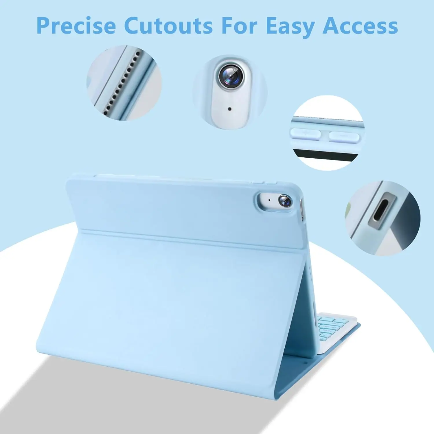 Premium Wireless Detachable Keyboard Case