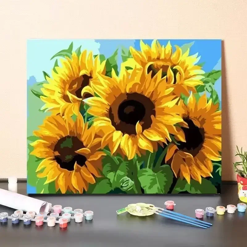 

21478-STB- Diy landscape figures and animals hand-painted digital oil painting set