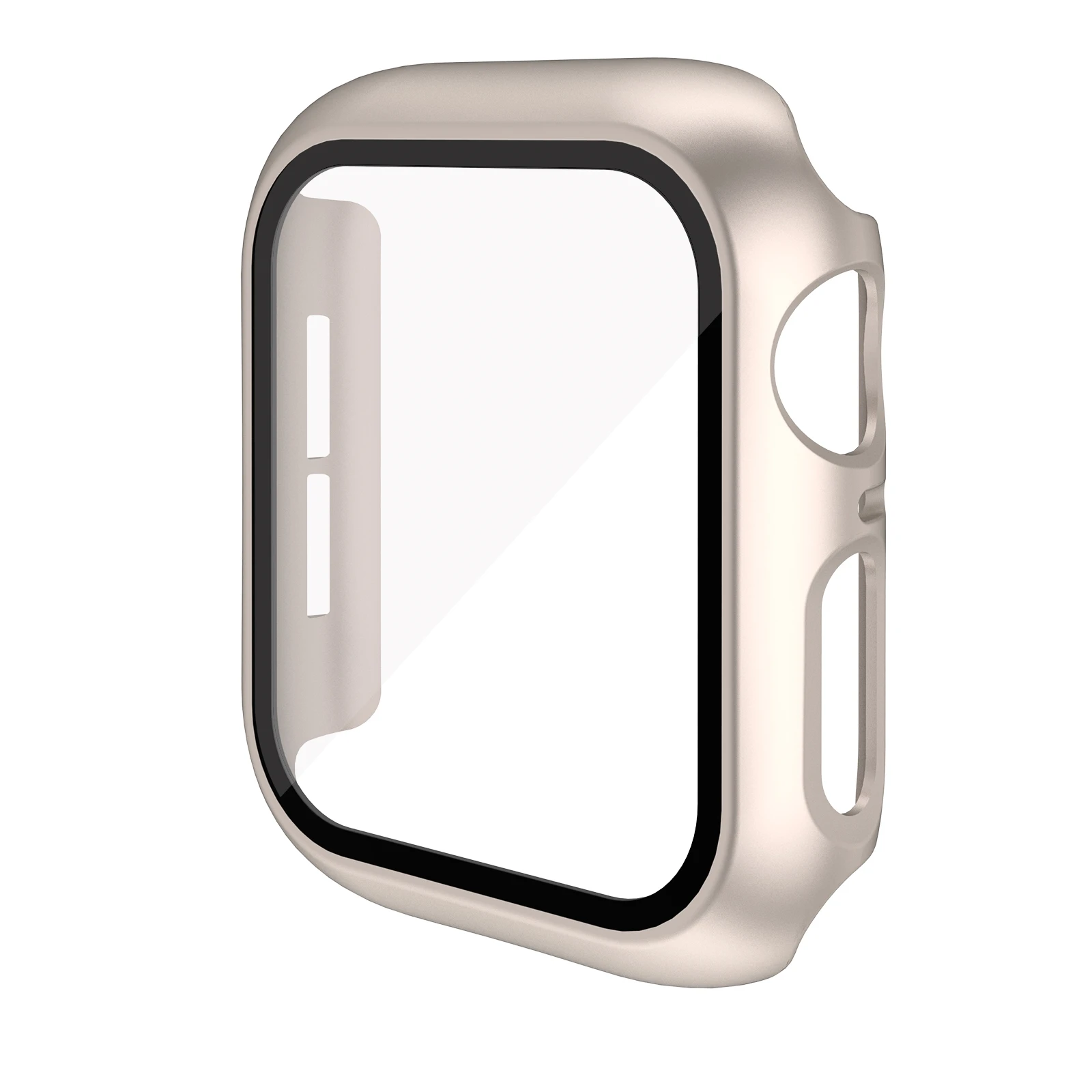 Durable Apple Watch Case with Tempered Glass Screen Protector, Hard PC Material Cover