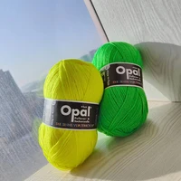 1*100g ball Opal wool yarn Uni 4ply yarn Sock Yarn 75% wool, 25% polyamide/ Nylon  socks knitting yarn 1