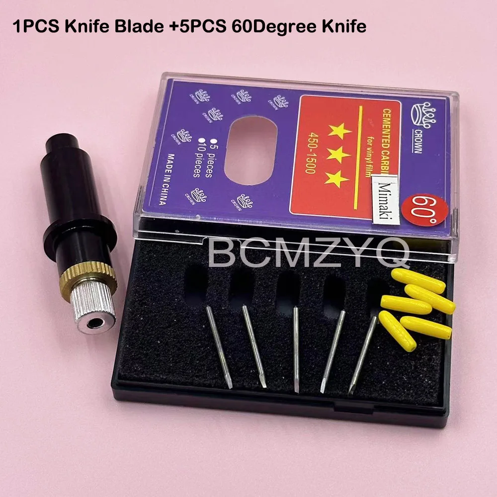 6PCS For Mimaki CG-60 CG-130 CJV150 CJV30 Printer Vinyl Cutter Plotter Knife Holder Blade Mimaki Cemented Carbide Blade Holder