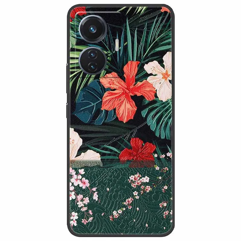 3D Relief Emboss Soft Silicone Cartoon Phone Cover