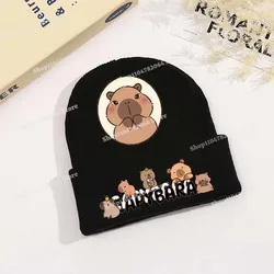 Adorable Capybara Knitted Children's Beanie - Cartoon Anime Woolen Hat (SHUI - 270S SHUI - 575)