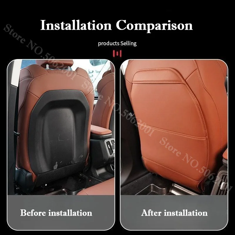 BMW IX1 X1 U11 U12 2023-2026 차량용 시트 백 프로텍터, 흠집 방지 킥 매트, 전체 커버리지 뒷좌석 방오 커버 부품