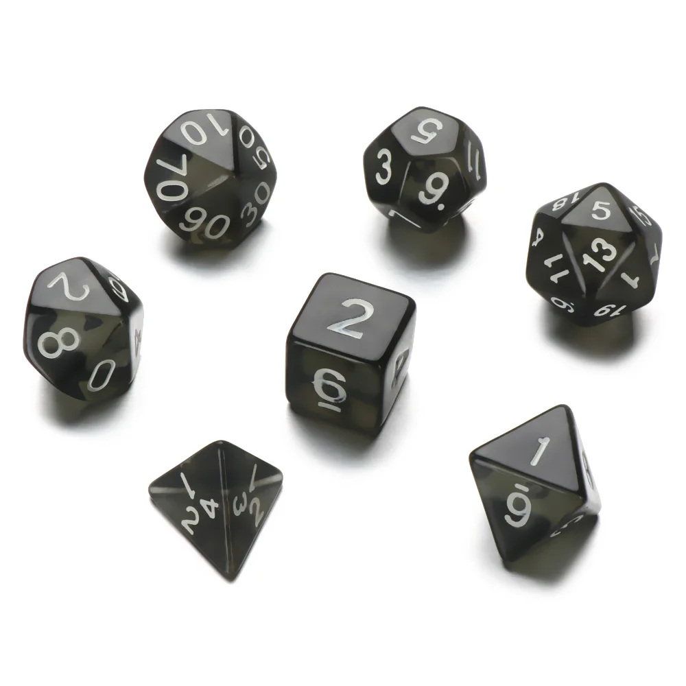 7Pcs/Set Gifts Multifaceted Party Supplies Game Accessory Board Game Leisure Entertainment Toys Dice Set