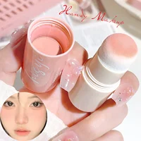 Cloud Soft Matte Blush Stick for a vibrant, brightening, natural bare makeup look, enhancing flawless skin tone 1