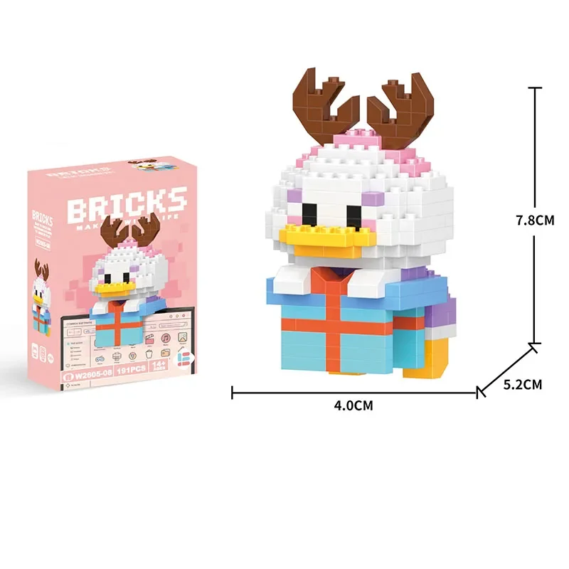 thumbnail image 1 of Bloques de construcción de Mickey Mouse Stitch Hello Kitty Personaje de dibujos animados Modelo ensamblado Bloques de construcción Muñecas Juguetes Regalos para niños, 1 of 5