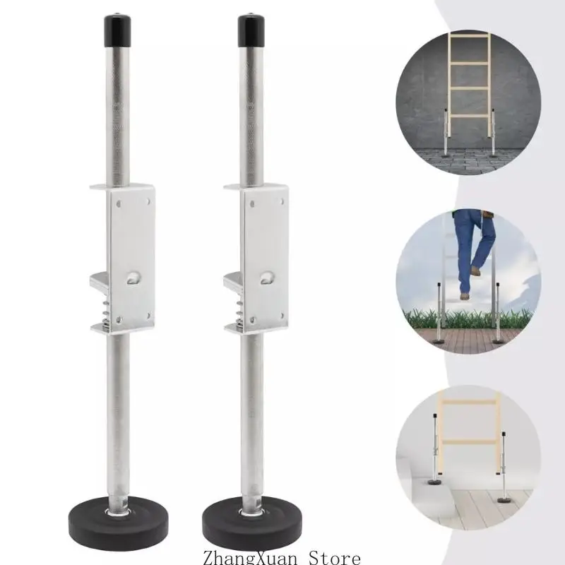3xuf Leiter Stabilisator Leiter Lederer Ladder Leveler Pair Verstellbarer Verlängerungsleiter – Detail 9