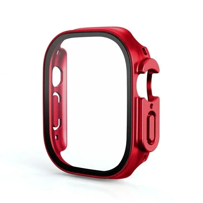 Premium Protective Glass Case for Smartwatch - Durable PC Cover, Multiple Sizes Available