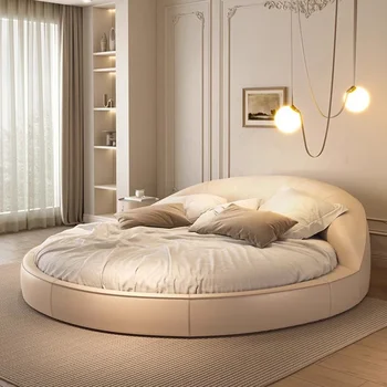 Letto Principessa Semplice, Estetica Minimalista, Design Morbido e alla Moda, Organizzatore per Letto, Imbottito, Camas De Dormitorio, Arredamento per la Casa