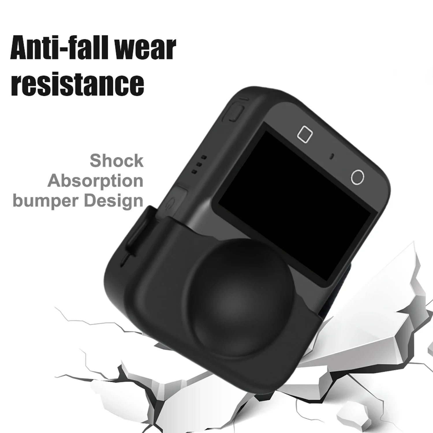 Tempered Glass Film screen Protector Cover for DJI Osmo 360 Camera Silicone Lens Cover Soft Len Cap for Osmo 360 Accessories