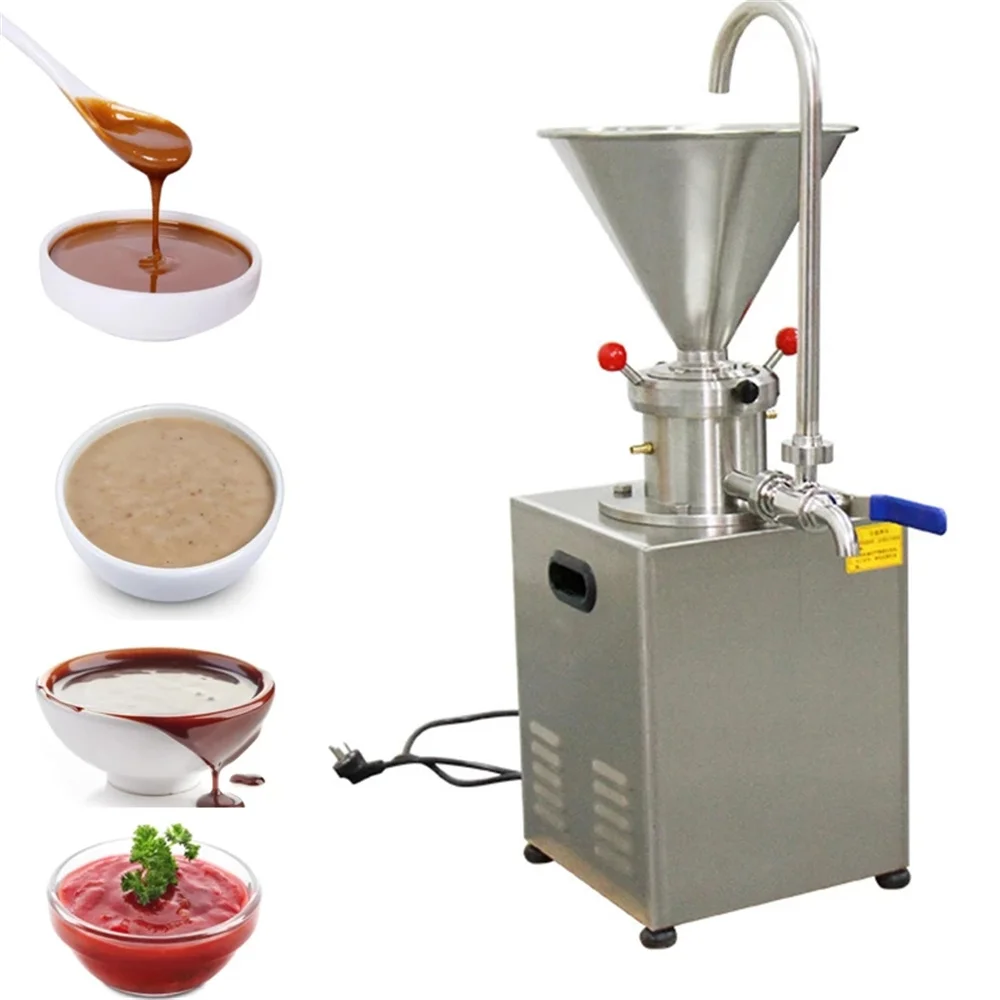 

Stainless Steel Vertical Colloidal Mill Sesame Almond Sauce Butter Colloid Mill Machine Small Peanut Butter Grinder