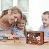 Saving Money Box Wooden Money Bank 10 000 Saving Challenge Money Saver With Money Target Decorative Wood Cash Bank Piggy Bank 2