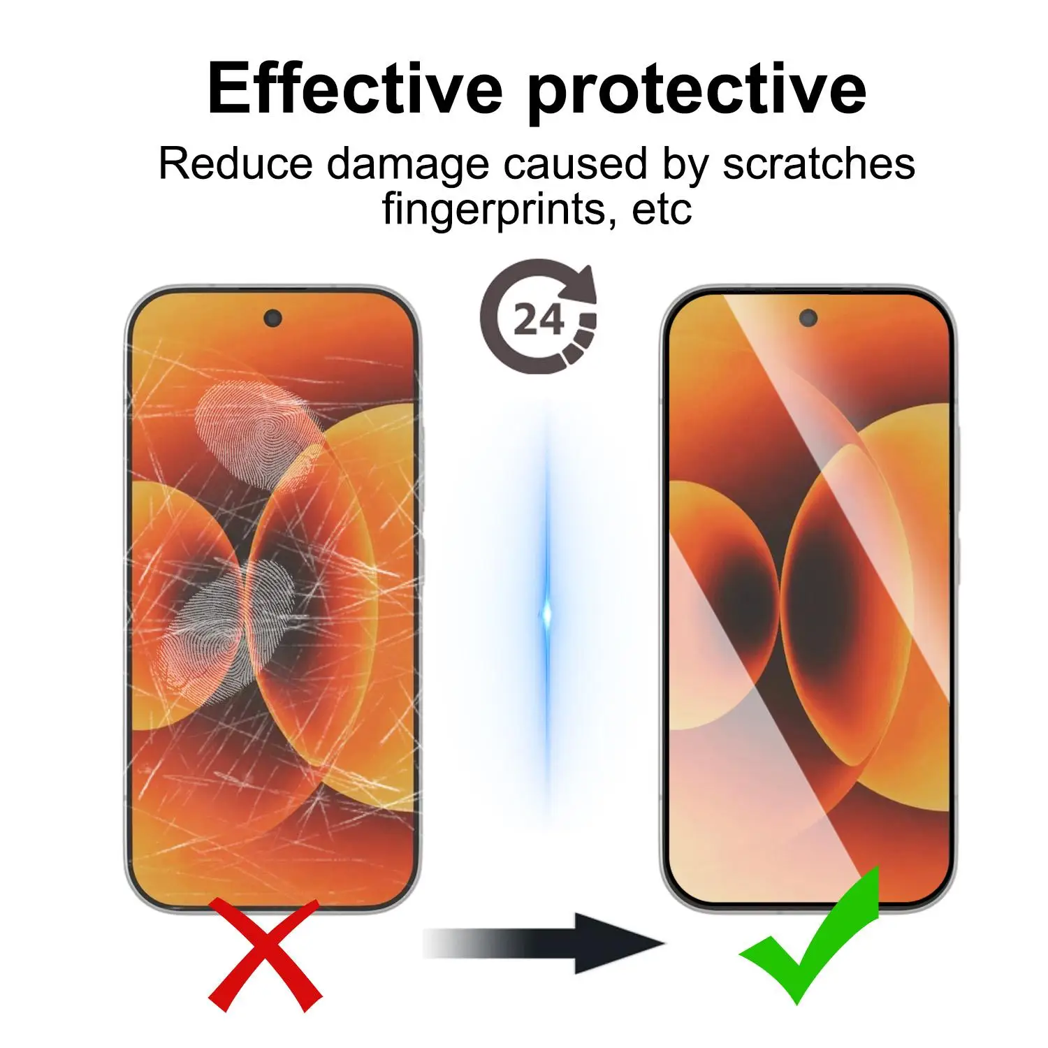 9H Hardness Tempered Glass Anti-Spy Anti-Scratch Privacy Screen Protector