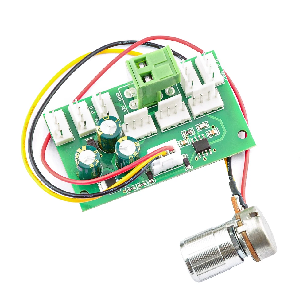 DC 12V Computer Case Miner Fan Speed Controller 8-Channel Fan Hub PWM High-Power Violent Controller Speed Governor dc motor speed controller fan speed controller