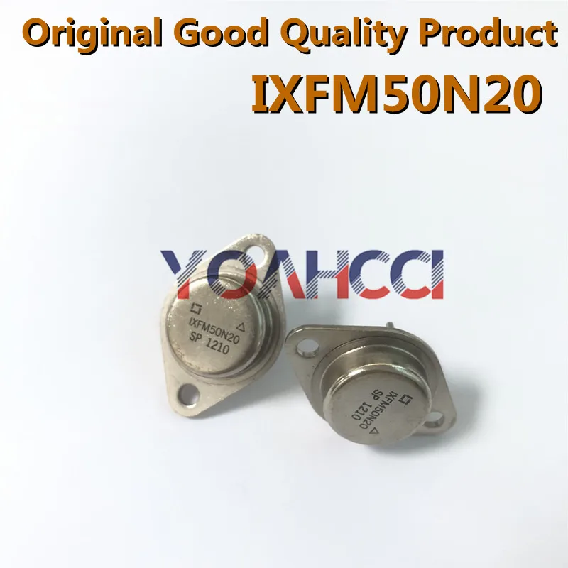 IXFM50N20 (2pieces) TO-3 50A 200V Power MOSFET Original In Stock