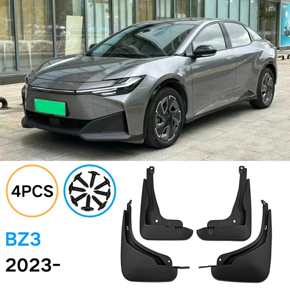 

Car Mudguard For Toyota BZ3 2023 Mudguards Splash Front Rear Guards Fender Mudflaps Car Accessories 4PCS