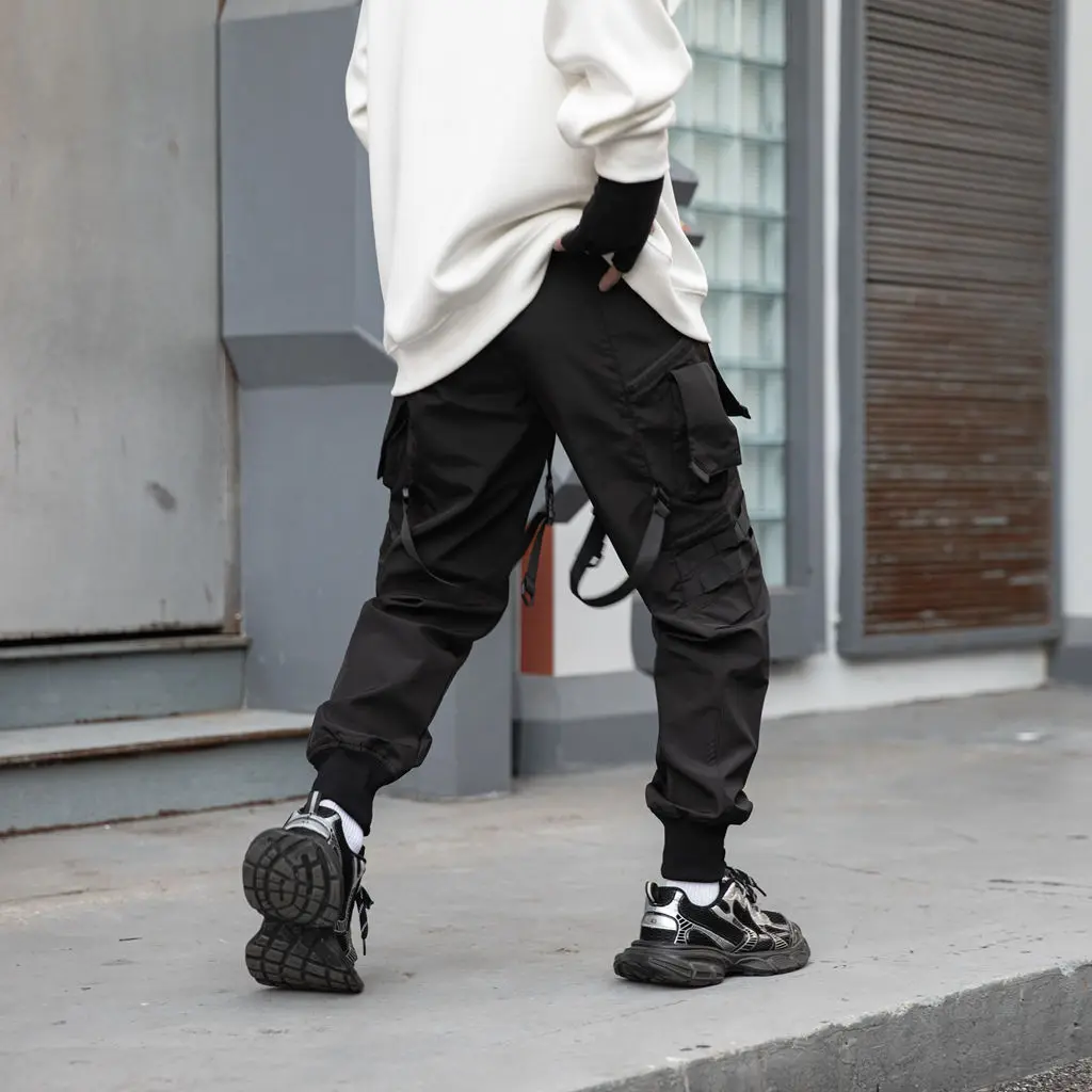 Description Picture 5 of itemStylish and Functional Black Tactical Pants with Concealed Design for Men