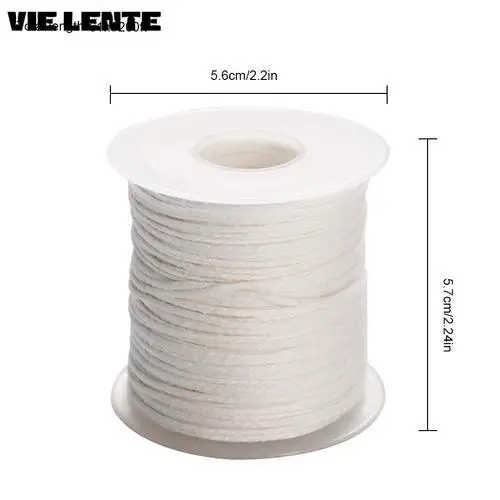 White Cotton Wick Roll 6