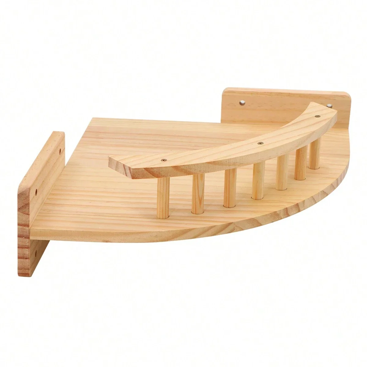 3/4Pcs Corner Hammock with Steps Set Wall Mounted Cat Tree Climbing Shelf For Indoor Cats Wooden Hanging Sleeping Bed Furniture 5